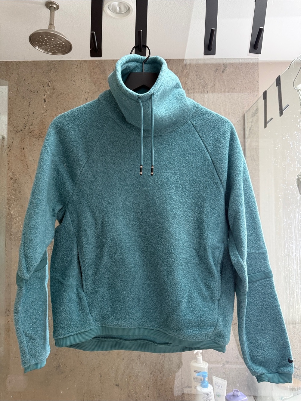 Nike Women’s Cozy Teal Funnel Neck Pullover size XS